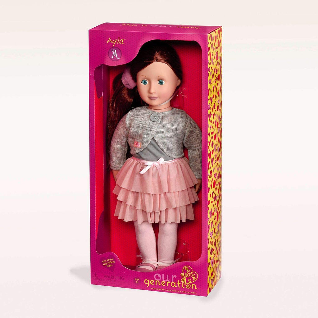 Our Generation Toys Our Generation Doll w Frilly Skirt Ayla