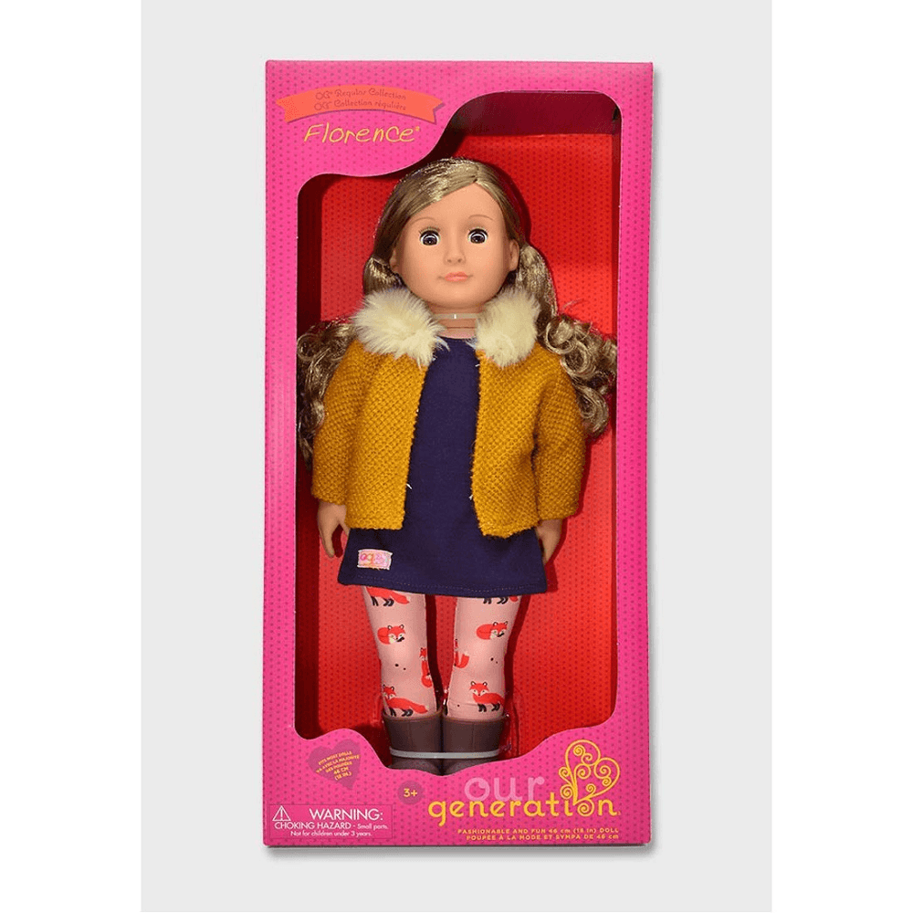 Our Generation Toys Our Generation Doll With Fox Tights & Vest