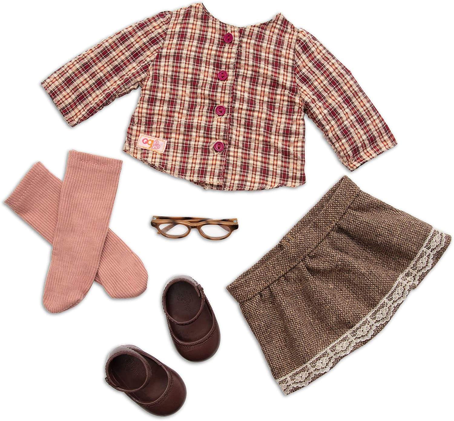 Our Generation Toys Our Generation Doll with Plain Shirt & Skirt April