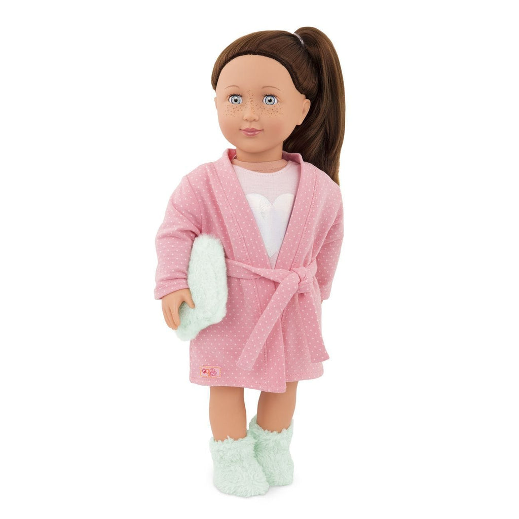 Our Generation Toys Our Generation Doll with  Pyjama & Robe Lake