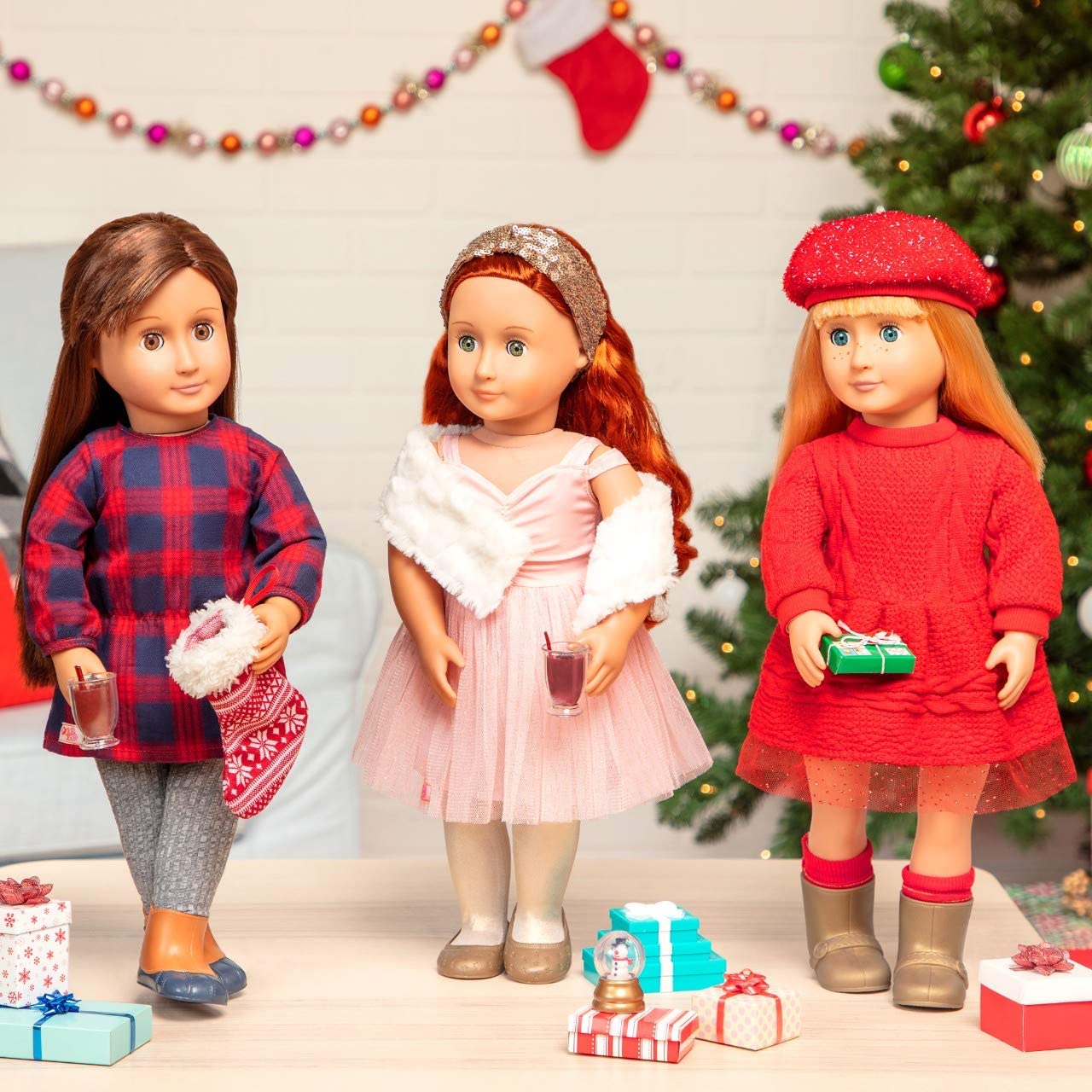 Our Generation Toys Our Generation Doll with Red Dress Vanessa Eve