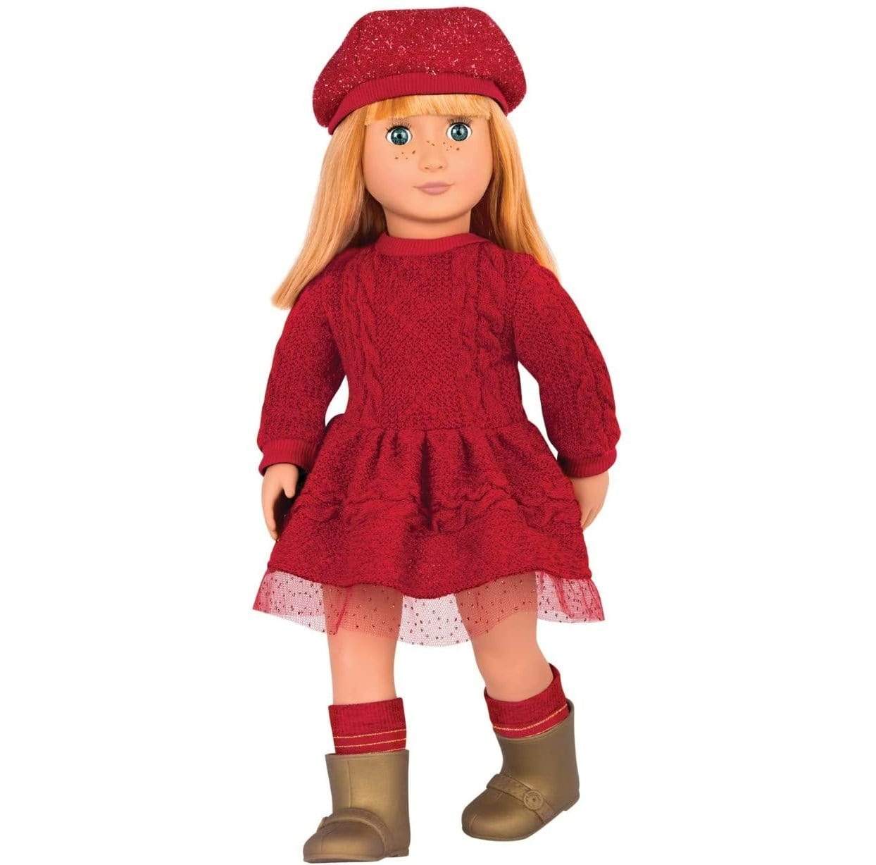 Our Generation Toys Our Generation Doll with Red Dress Vanessa Eve