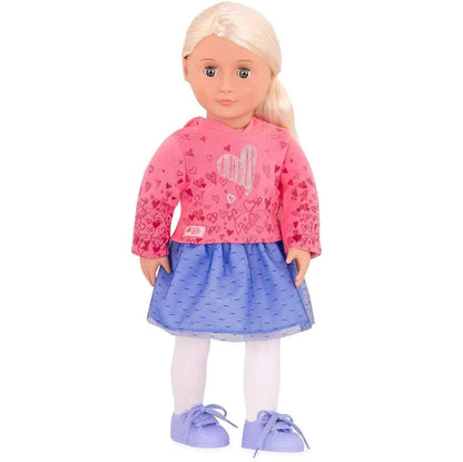 Our Generation Toys Our Generation Doll with  Skirt & Hoodie Elizabeth Ann