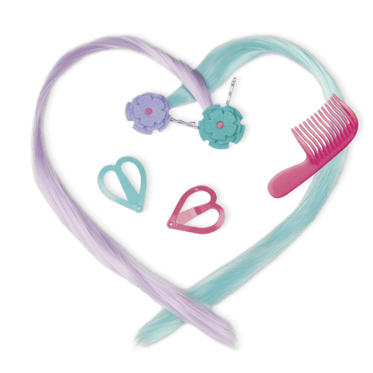 Our Generation Toys Our Generation Hair Grow Doll, Blond - Phoebe with Striped Ribbon