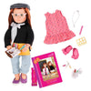 Our Generation toys Our Generation Sabina Deluxe Twin 18" Doll With Book