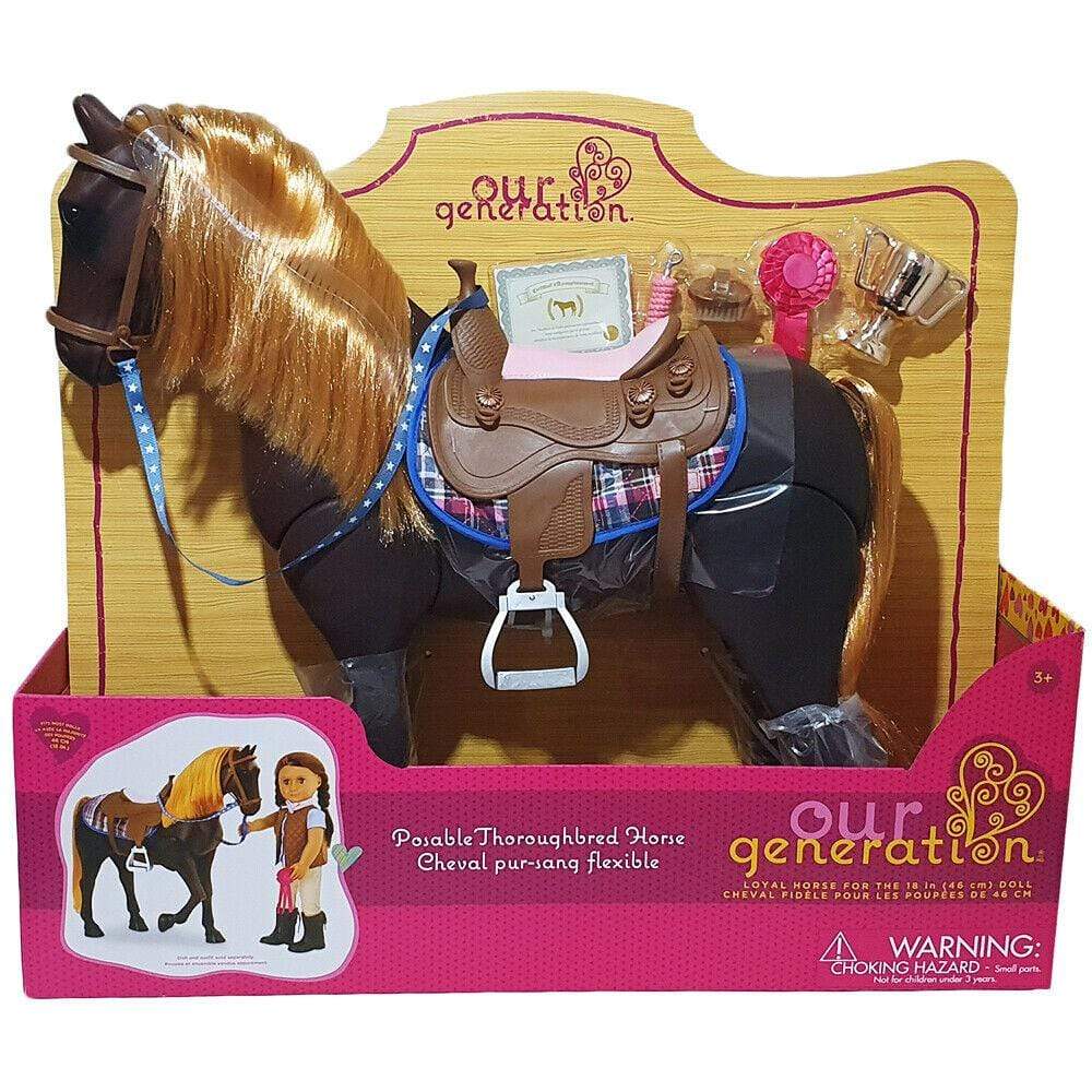Our Generation Toys Our Generation Thoroughbred Poseable Horse