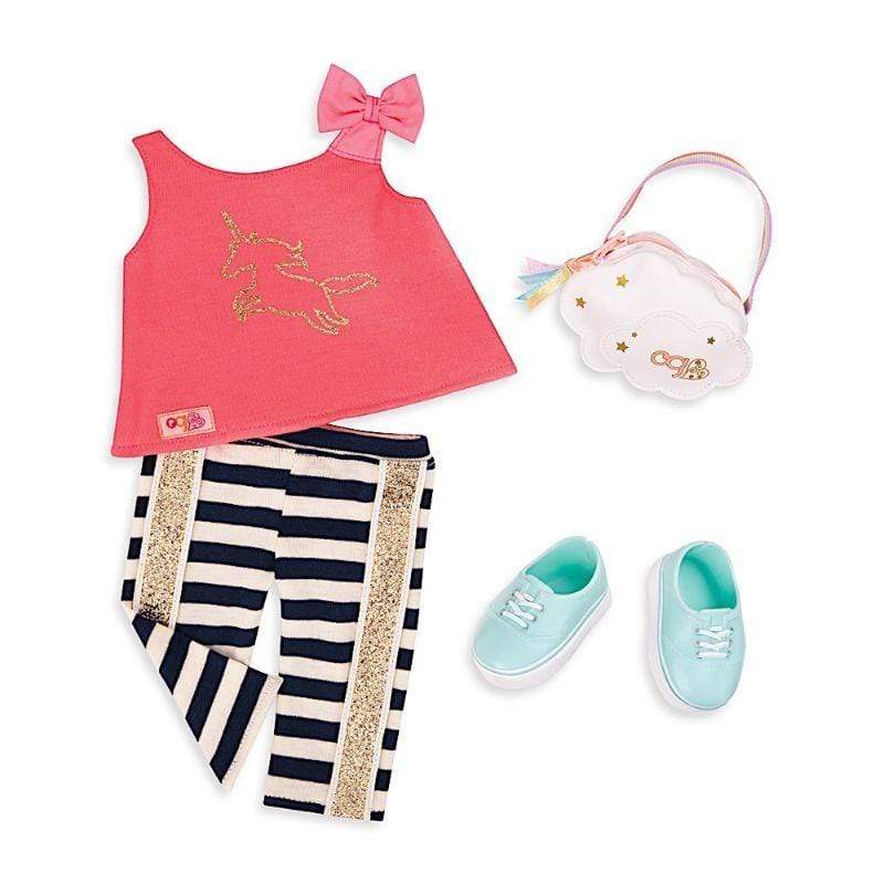 Our Generation Toys Our Generation Unicorn Shirt Outfit