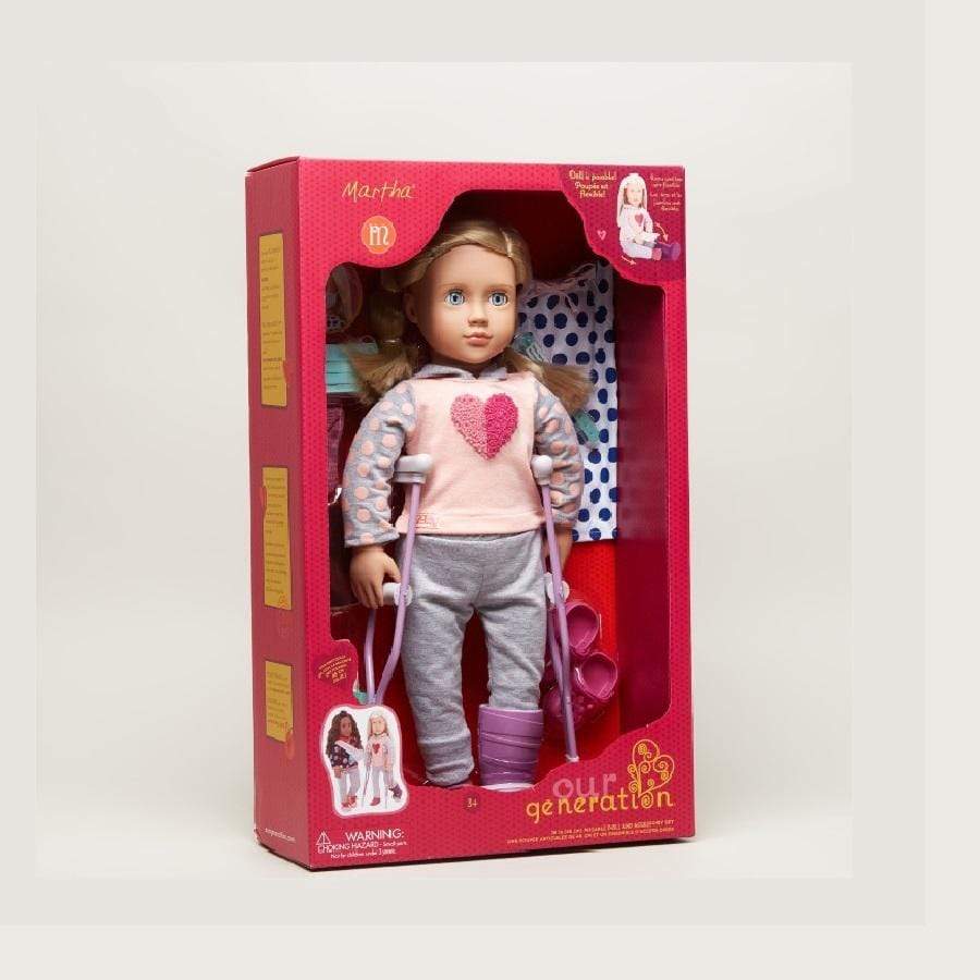 Our Generation Toys Our Generation With Crutches - Martha