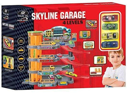 P.joy Toys P.Joy V.vroom skyline garge M.level +4 car