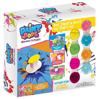 Paint Pops Toys Paint Pops All That Pop N Splat Kit