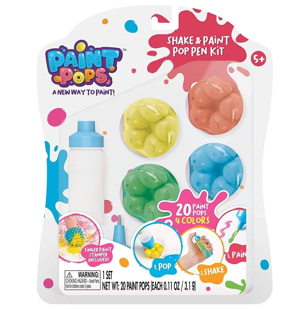 Paint Pops Toys Paint Pops Shake and Paint Pop Paint Kit