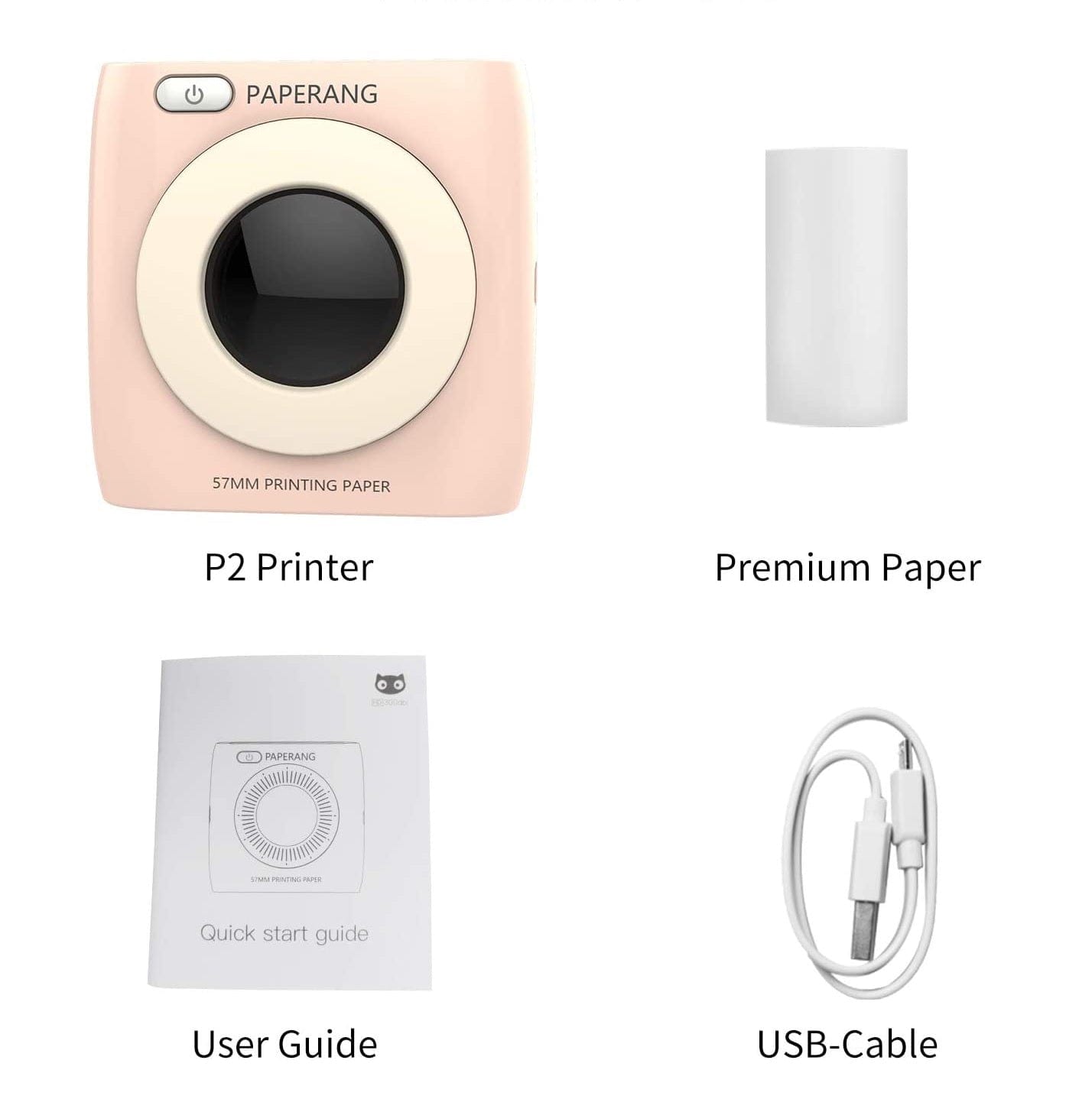 Paperang Electronics Paperang P2 Pocket Printer - Pink