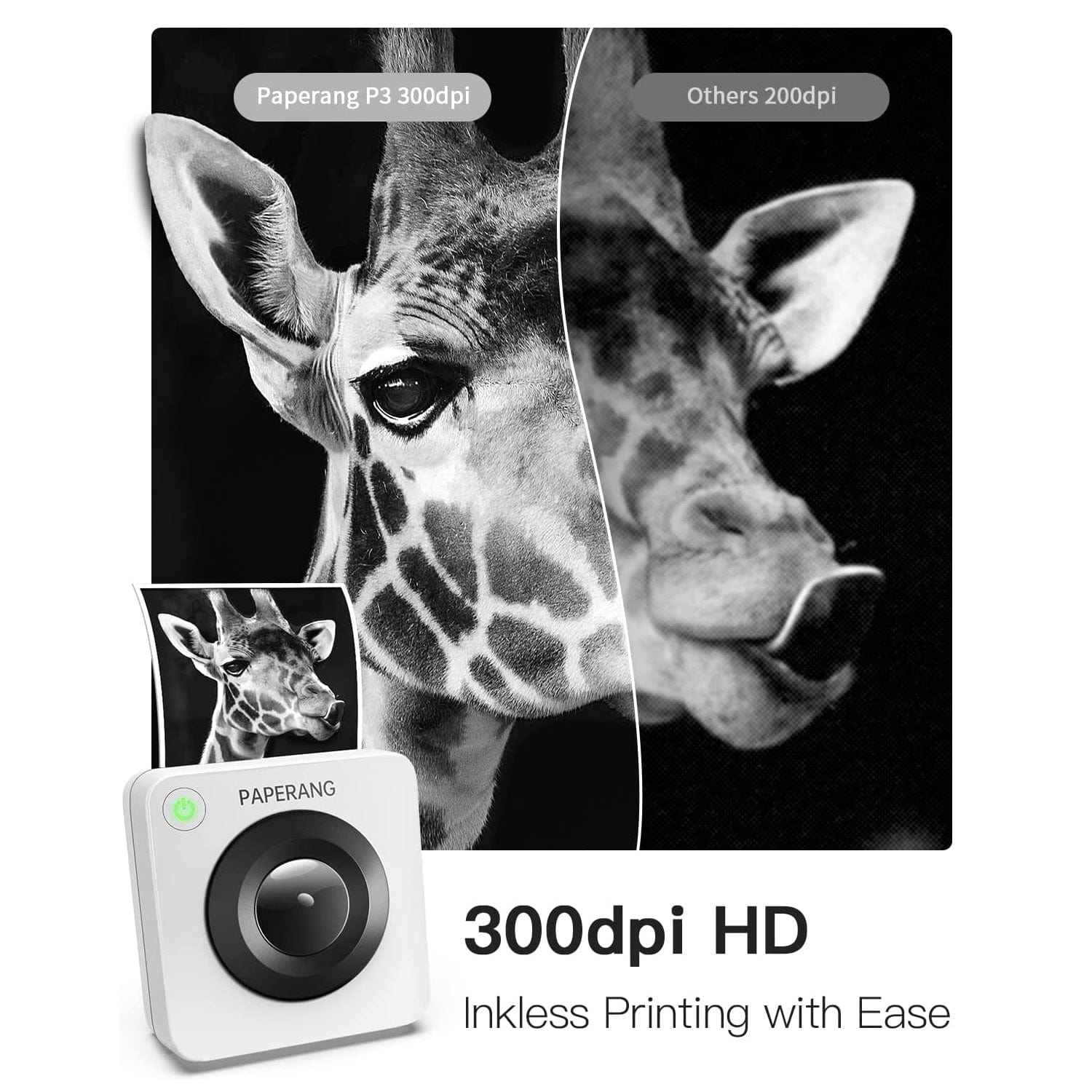 Paperang Electronics Paperang P3 Pocket Printer - White