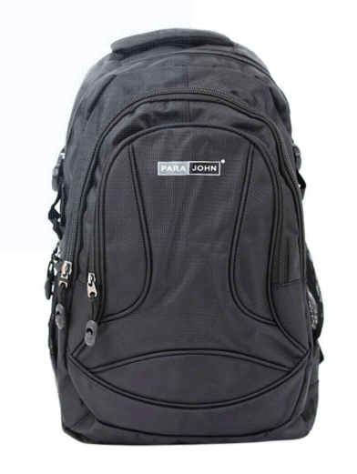 PARA JOHN Back to School Nylon Zipper Back Pack