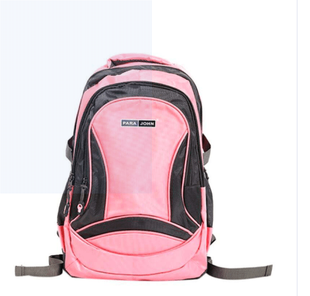 PARA JOHN Back to School Nylon Zipper Back Pack