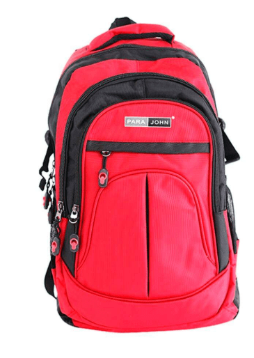 PARA JOHN Back to School Nylon Zipper Back Pack