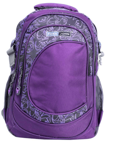 PARA JOHN Back to School Polyester School Backpack