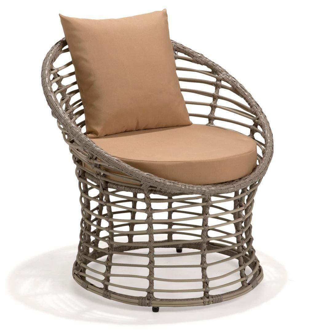 Parma Home & Kitchen Parma Rattan Chair & Table Set With Cushions