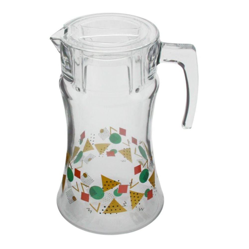 Pasabahce Home & Kitchen On - Pasabahce 1106634 Geo Jug w/Lid 1400CC - (PB-43018G)