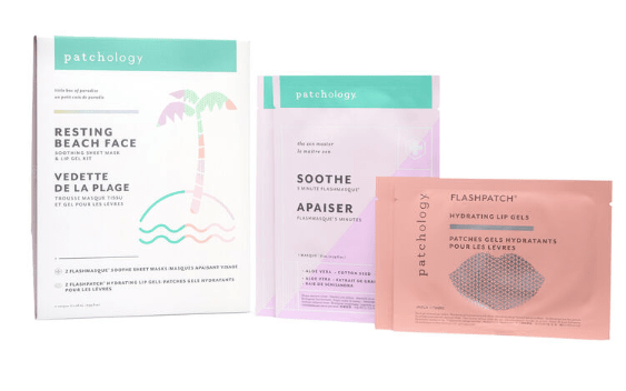 Patchology Resting Beach Face Skincare Kit