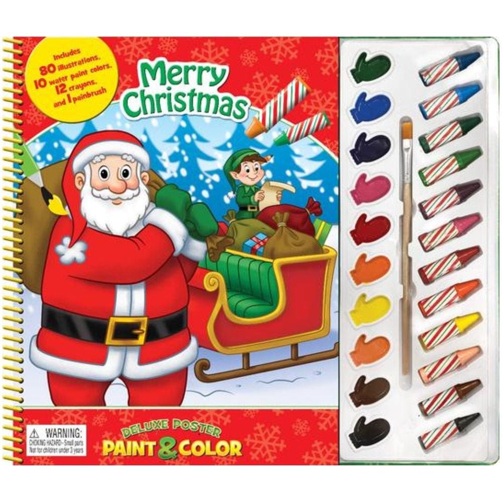 Phidal Toys Phidal - Christmas Deluxe Poster And Paint Color
