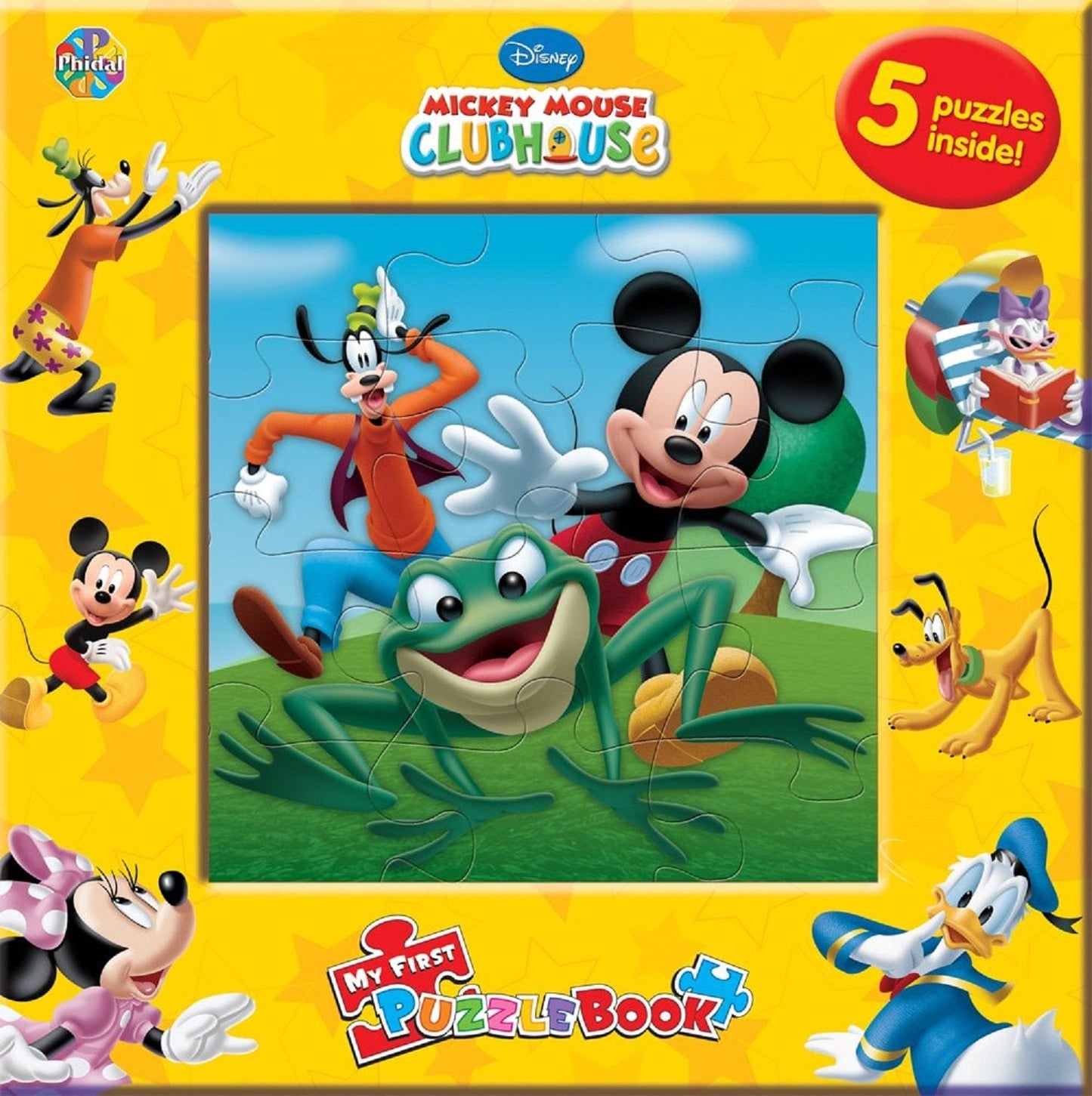 Phidal Toys Phidal - Disney Mickey Mouse My First Puzzle Book