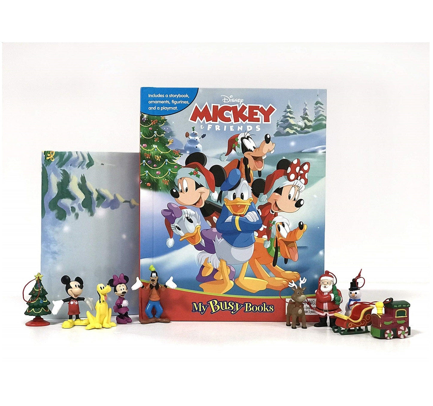 Phidal Toys Phidal - Disney's Mickey Christmas My Busy Book