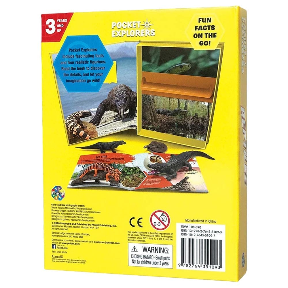 Phidal Toys Phidal - Reptiles Pocket Explorers