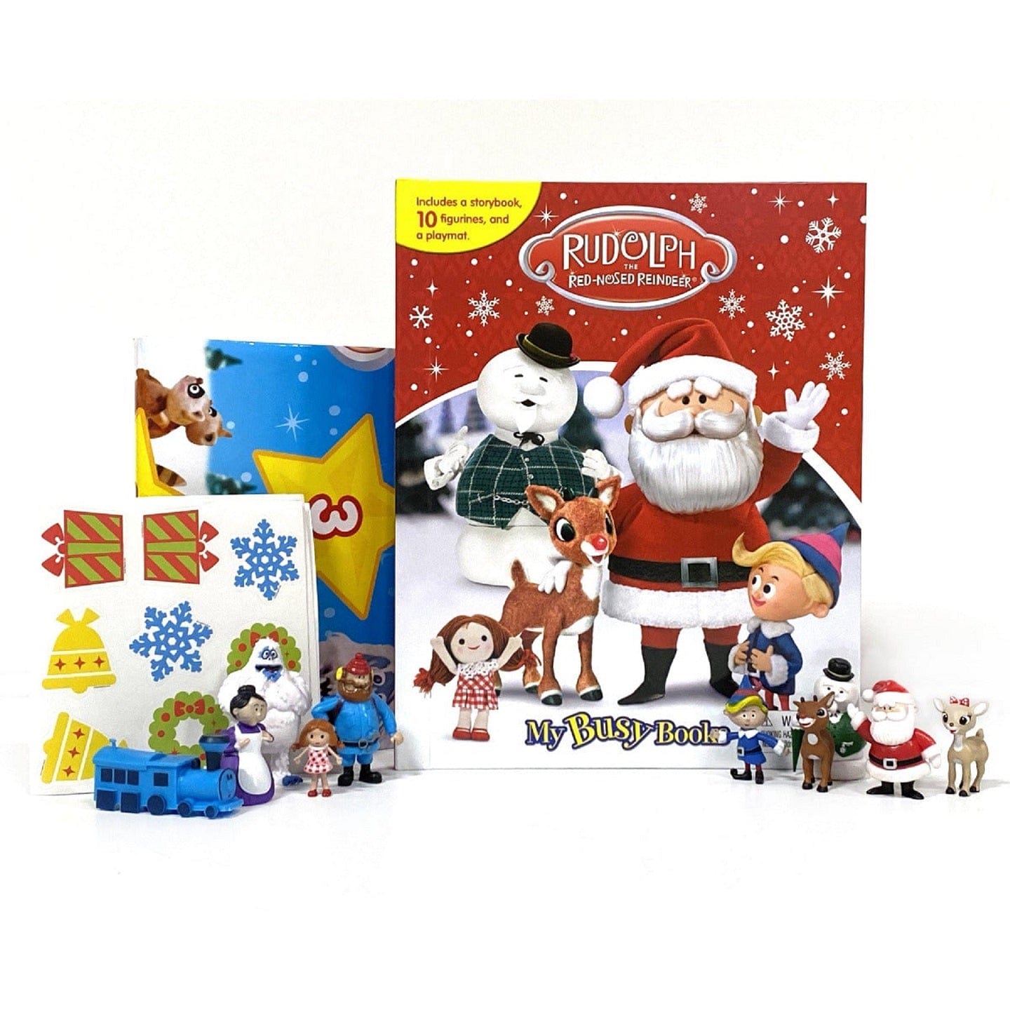 Phidal Toys Phidal - Rudolph Red Nosed My Busy Book