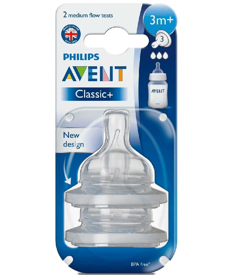 Philips Avent Babies Philips Avent Airflex Teats - Medium Flow - 2 Pack