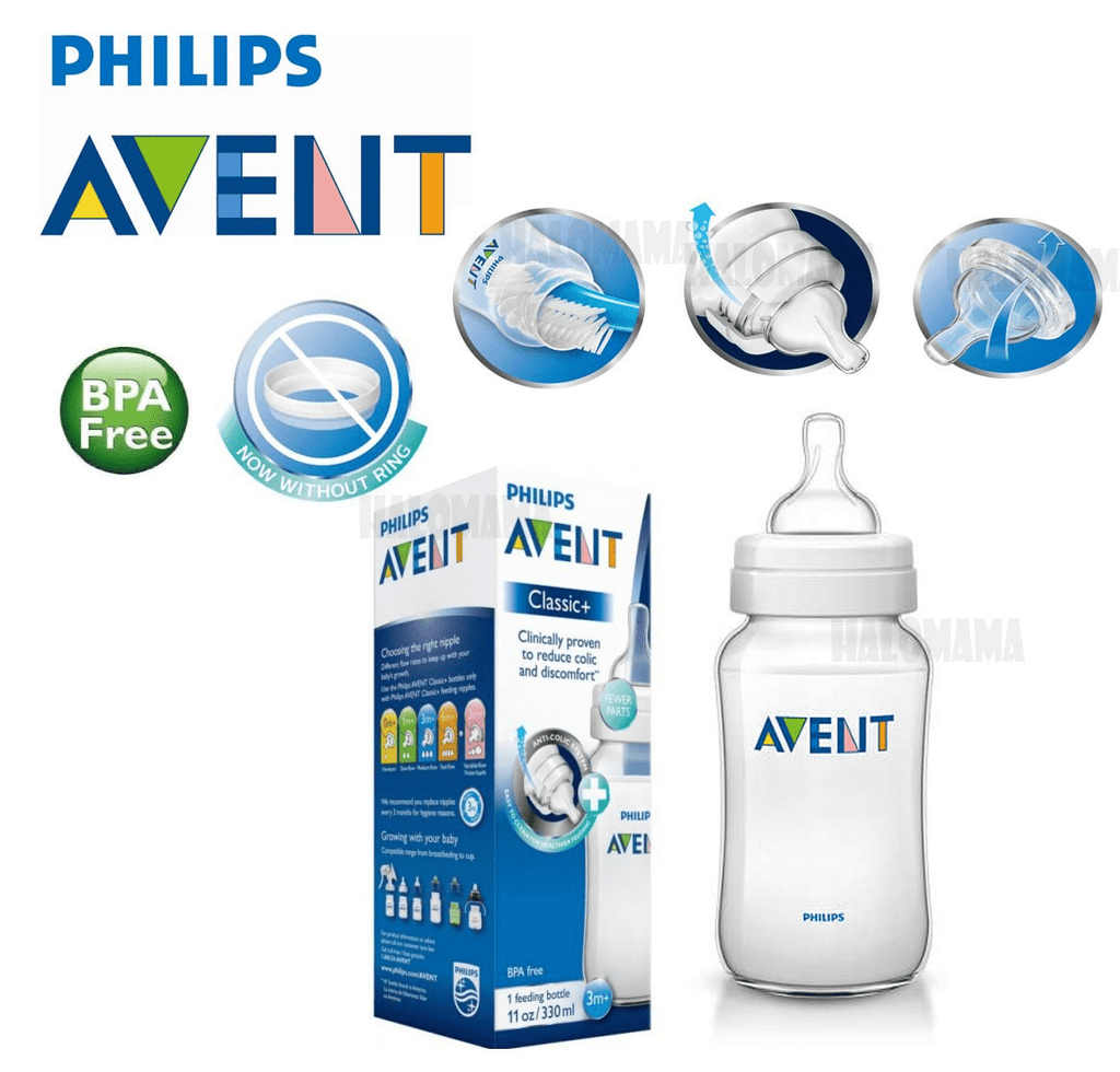 Philips Avent Babies Philips Avent Classic Plus Bottle 330Ml - 1 Pack