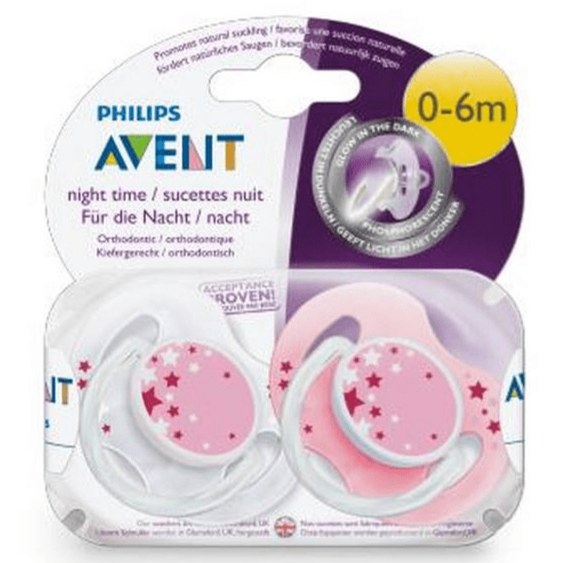 Philips Avent Babies Philips Avent STHR SIL 0-6M NT GIRL X2