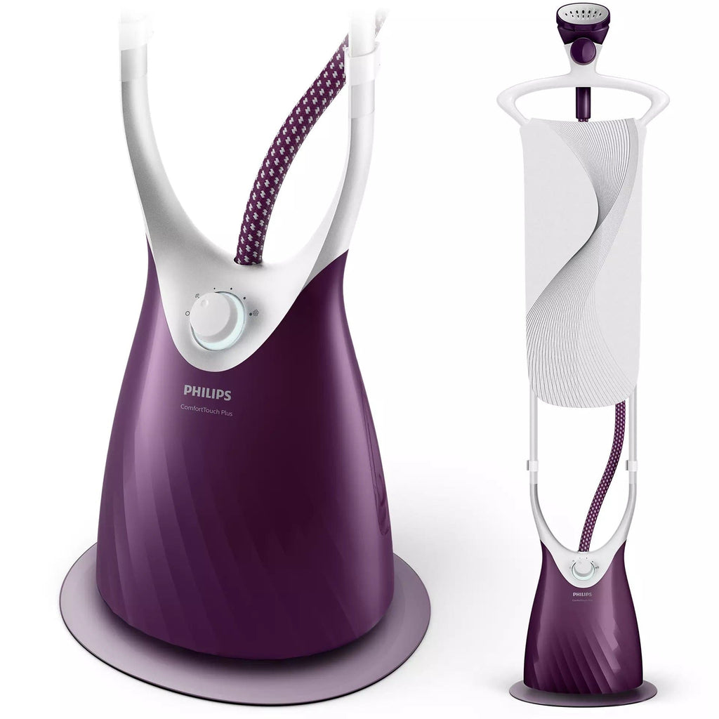 Philips Vertical Garment Steamer Comforttouch Plus, Purple, 1.8 Litre
