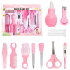 Pikkaboo Babies Baby Care 10-Piece Grooming Kit - Pink