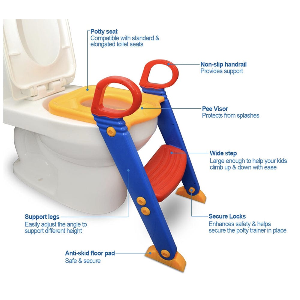 Pikkaboo Babies EasyGo Potty Trainer Seat with Ladder 