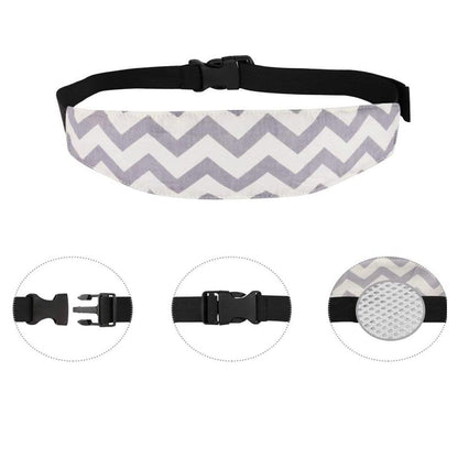 Pikkaboo Babies NapSafe Car Seat Safety Head Support- Chevron