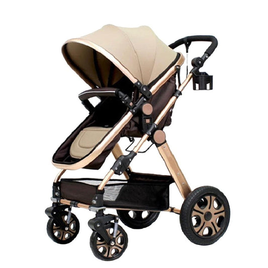 Pikkaboo Babies Pikkaboo - 3in1 Luxury Pram Stroller - Beige