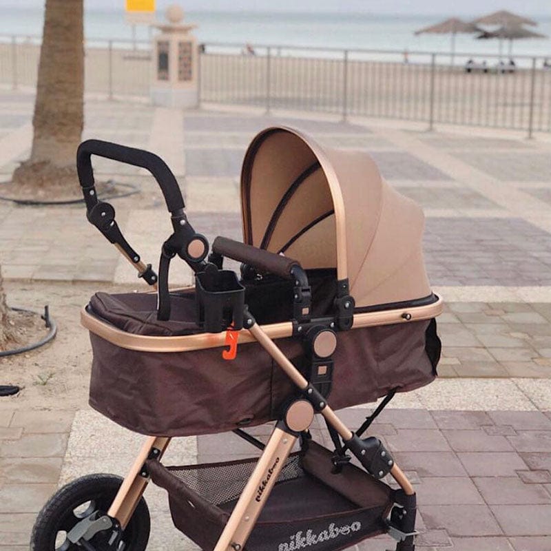 Pikkaboo Babies Pikkaboo - 3in1 Luxury Pram Stroller - Beige