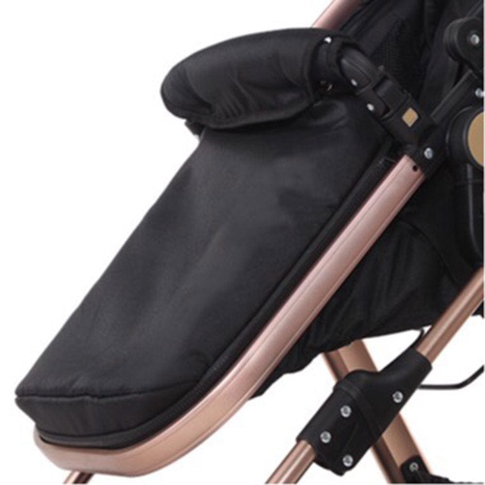 Pikkaboo Babies Pikkaboo - 3in1 Luxury Pram Stroller - Black