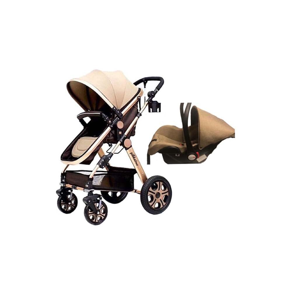 Pikkaboo Babies Pikkaboo - 4in1 Luxury Stroller Travel System - Beige