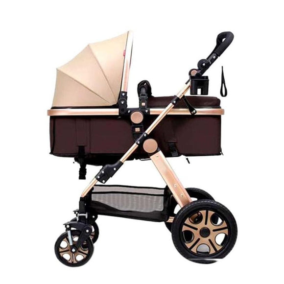 Pikkaboo Babies Pikkaboo - 4in1 Luxury Stroller Travel System - Beige