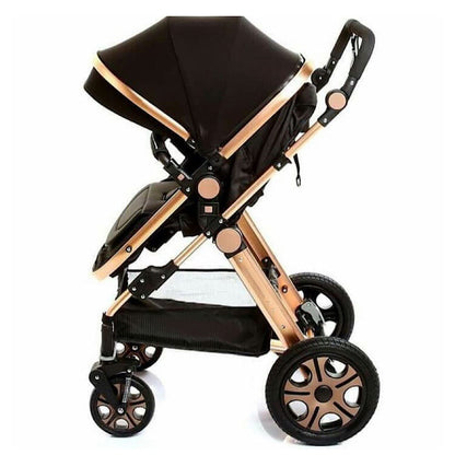 Pikkaboo Babies Pikkaboo - 4in1 Luxury Stroller Travel System - Black