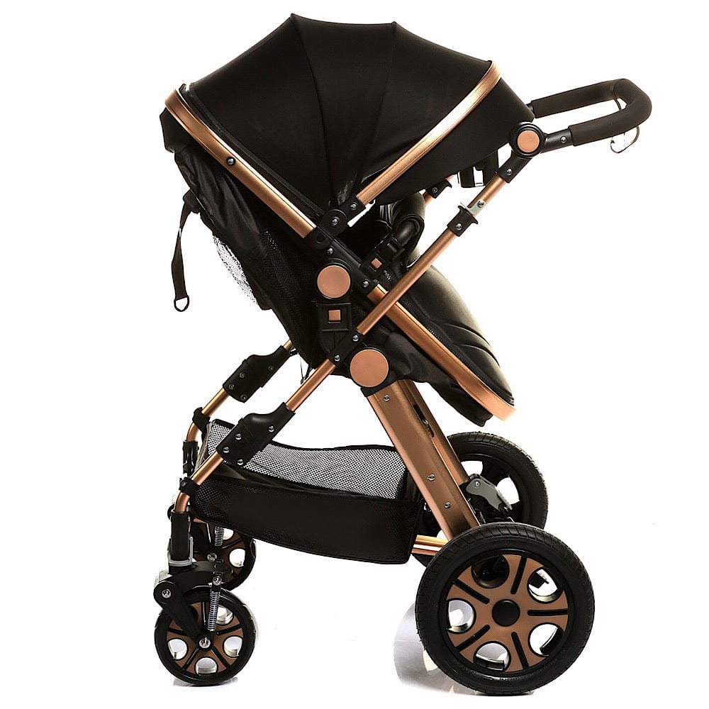Pikkaboo Babies Pikkaboo - 4in1 Luxury Stroller Travel System - Black