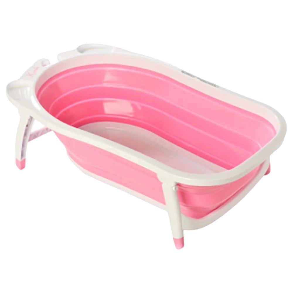 Pikkaboo Babies Pikkaboo Baby Foldable Portable Non-Slip Bath Tub - Pink