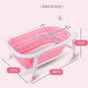 Pikkaboo Babies Pikkaboo Baby Foldable Portable Non-Slip Bath Tub - Pink