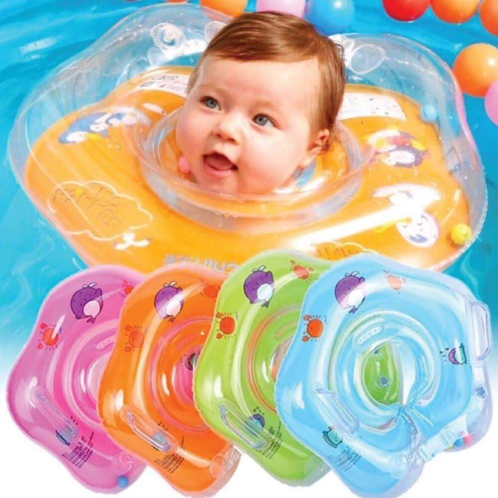 Pikkaboo Babies Pikkaboo - ISwimSafe Infant Neck Floater - Orange