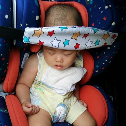 Pikkaboo Babies Pikkaboo - NapSafe Car Head Support - Colorful Stars