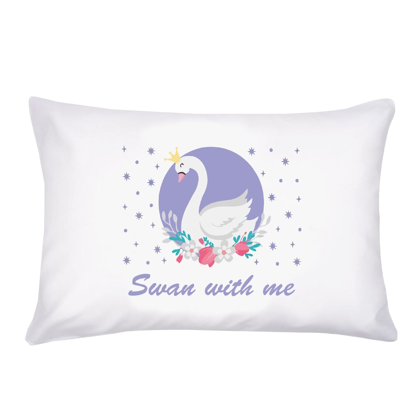 Pikkaboo Babies Pikkaboo Pillowcase Cover for Kids - Swan