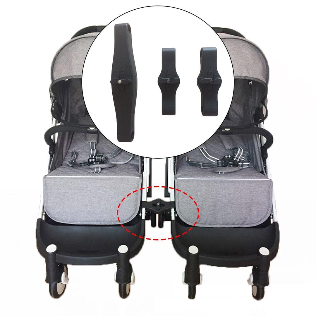 Pikkaboo Babies Pikkaboo - Twins Stroller With Free Connectors Assorted