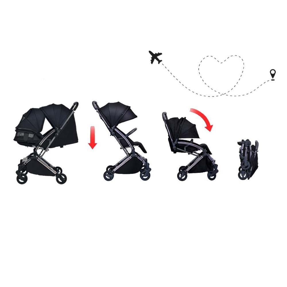 Pikkaboo Babies Pikkaboo - Twins Stroller With Free Connectors Assorted